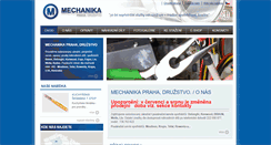 Desktop Screenshot of mechanika.cz