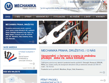 Tablet Screenshot of mechanika.cz